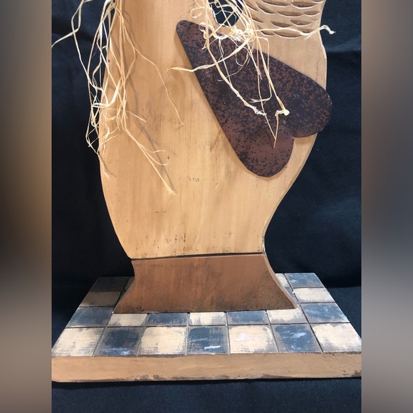 Wooden Rooster farmhouse decor, 16” tall - Picture 8 of 8